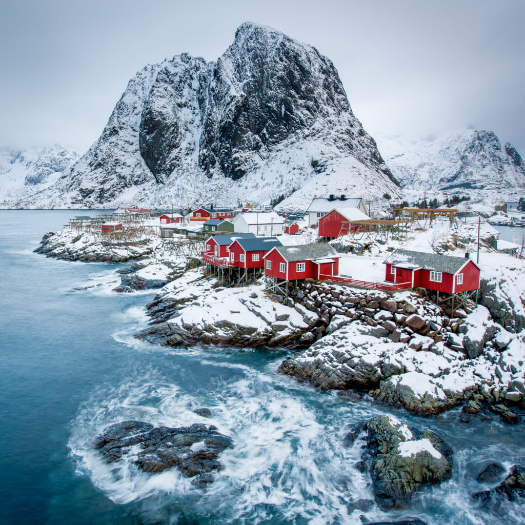 ©Johny Goerend "This is Hamnøy, a small fishing village on Lofoten islands. In the meantime, this location has become a hotspot for photographers, who all want to get their own version of this magnificent view."